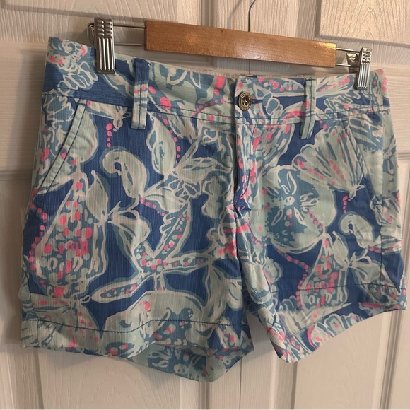 NWOT Lilly Pulitzer The Callahan Short Size 2 100% Cotton - Picture 2 of 8